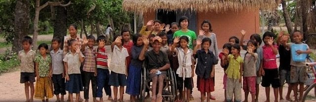 暹粒省的柬埔寨孤儿院
