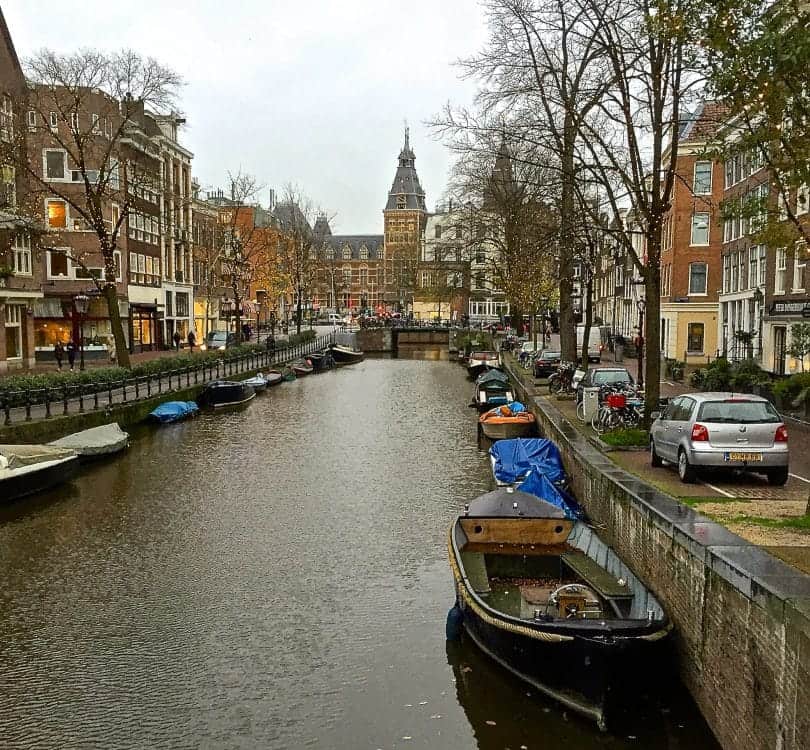 阿姆斯特丹运河游船和徒步旅游