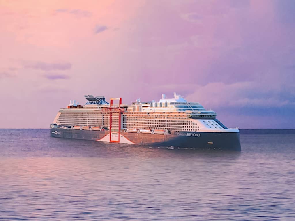 Celebrity Cruises新推出的Celebrity Beyond海上游轮。