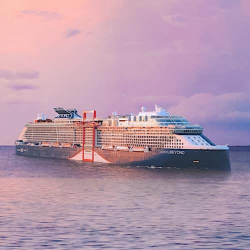 Celebrity Cruises新推出的Celebrity Beyond海上游轮。