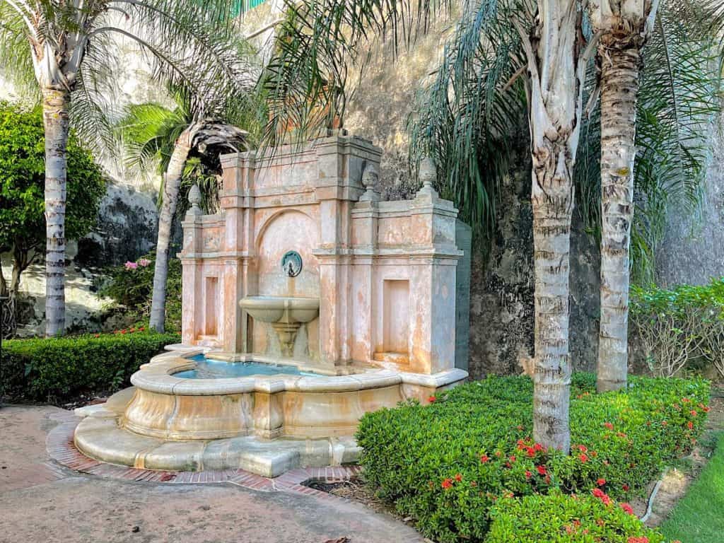 Old San Juan的喷泉公园